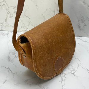 Vintage Style Leather Purse Crossbody Bag